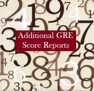 Additional GRE Score Reports